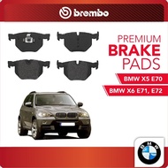 BREMBO Rear Brake Pads (1 set) For BMW X5'07 E70 3.0i,35d, BMW X6 E71,E72 3.0d,X5 F15