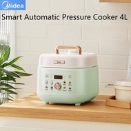 Midea Smart Electric Pressure Cooker 4L Household High Pressure Cooker Air Cooling Step-down Fully Automatic Exhaust Rice Cooker Small Smart Rice Cook