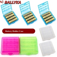 BALLYKA 4 AA AAA Plastic Organizer Coloful Battery Holder Storage