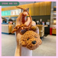 GANTUNGAN HP Doll Keychain / Bag Keychain / Cool Fluffy Dog Cell Phone Keychain Marinnu Cool