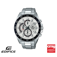 CASIO นาฬิกาข้อมือผู้ชาย EDIFICE รุ่น EFV-550D-7AVUDF วัสดุสเตนเลสสตีล สีขาว