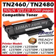 Compatible Laser Toner Cartridge [ Brother TN-2480 / TN2480 / TN 2480 / TN-2460 / TN2460 / 2460 ] Br