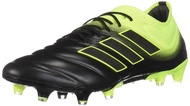 adidas mens Copa 19.1 FG Cleat Soccer Core Black / Shock Yellow, Core Black/Solar Yellow/Core Black,