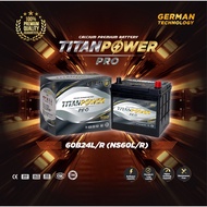 Titanpower PRO 60B24L/R (NS60L/R) Car battery