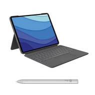 Combo Touch iPad Pro 12.9-inch (5th, 6th gen - 2021, 2022) Keyboard Case and Logitech Crayon (USB-C)