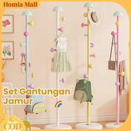 HomiaMall Favorite Customer/ Clothes rack floor type bedroom hanging coat rack bedroom coat rack ver