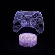 Creative Gaming Ambient Light Gamepad 3D Night Light XBOX Decorative Light LED7 Color Light Pollutio