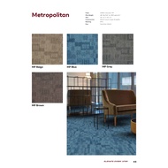 Tile Carpet/Office Carpet/Hotel Carpet - By METROPOLITAN Uk. 50cm x 50cm