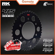RK Sprocket 415 Yamaha Y15ZR/Y16ZR/FZ150 TAMASHII Aluminium Black Edition