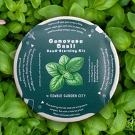 Edible Garden City RGB Grow Kits - Genovese Basil Seed-Starting Kit - By Medic Drugstore