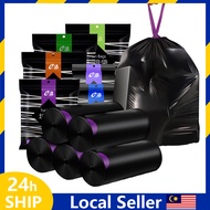 H&Y [4 SIZES] Borong365 Drawstring Disposable Garbage Bag Strong Plastic Waste Basket Beg Plastik Sa