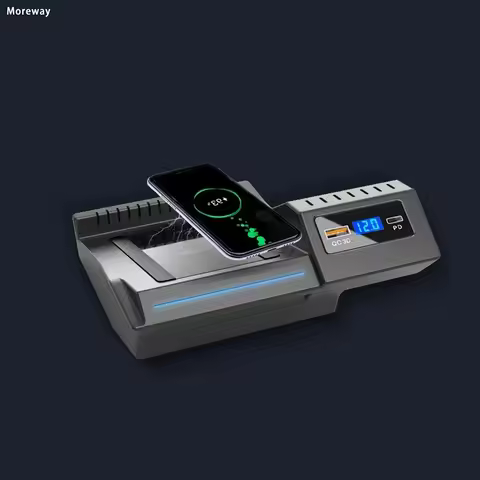 Moreway wireless charger For Mercedes Benz W205 C43 C63 GLC43 GLC63 X253 Phone Holder Fast Charging 