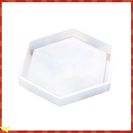 GH|  Transparent Coasters Ashtray Cement Candle Tray Flower Pot Base Silicone Mold