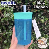 นำเข้า 🇺🇲 Owala 16oz Kids FreeSip Stainless Steel Water Bottle ขวดน้ำสแตนเลส FreeSip ขนาด 16 ออนซ์ ร