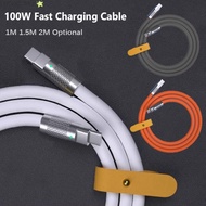LUCKYSTORE PD Type C Cable, 1M 1.5M 2M Liquid Silicone Fast Charging Cable, Efficient Type-C To C Ve
