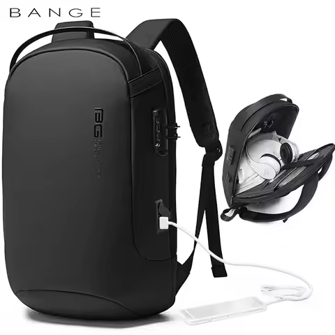 BANGE Multifunction backpack 15.6 inch Laptop Backpacks Fashion Waterproof Travel Backpack Anti-thie