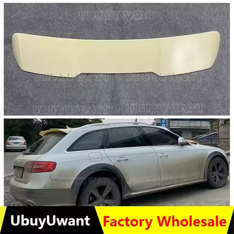 For Audi A4 B8 Fl Avant 2008-2016 RS4 Roof Spoile ABS Plastic Spoiler Rear Wing Car Tail Wing Decora