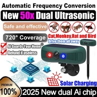 No monkey intrusion for 100 years】Monkey Repellent Ultrasonic Device Solar Monkey Repeller monkeysli