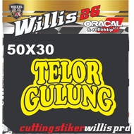 CUTTING STICKER EGG WRITING ROLL STICKER FOR SALES NAME 50cm