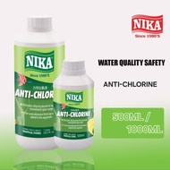 Nika Anti Chlorine 500ml 1L 1Litre klorin chlorin antichlorine fish aquarium akuarium ikan tension g