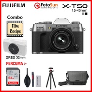 Fujifilm X-T50 16-50 / 15-45mm / Body + FREE Oreo Classic 32mm