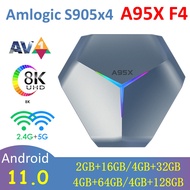 2023 New Upgrade A95X F4 TV BOX Android 11 Amlogic S905X4 4GB 64gb 2.4g/5g Wifi BT 4 8k Hd IPTV Set Top TV Box