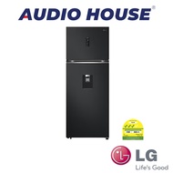 LG GT-F4604EP  449L TOP FREEZER FRIDGE  COLOUR: ESSENCE MATTE BLACK  ENERGY LABEL: 3 TICKS  2 YEARS 