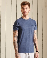 Superdry Organic Cotton Vintage Logo Embroidered T-Shirt - Blue