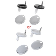 SHEERT Fix WC Toilet Seat Hinge Fittings Quick Release Hinges for Replacement Hinges and Back To Wal