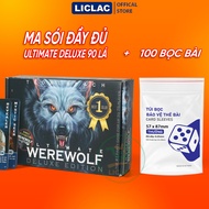 Bài Ma Sói Ultimate Deluxe bản Đầy Đủ 90 Lá Việt Hóa giấy dày chống nước Board Game Werewolf Cơ Bản