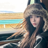 WOMAN WINTER AVIATOR HAT KOREAN MODE WOMAN WINTER PILOT STYLE HAT