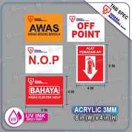 TNB SIGN - NOP BAHAYA AWAS ALAT PEMADAM API