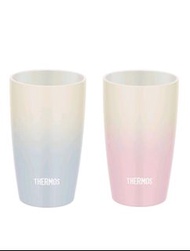 <現貨>Thermos 膳魔師真空隔熱杯 保冷 保熱 水杯340 毫升JDM-340粉紅漸層PK-G 藍色漸層BL-G