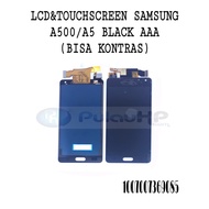 LCD TOUCHSCREEN SAMSUNG A500/A5 2015 BLACK AAA(BISA KONTRAS)