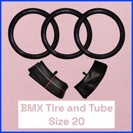 ✜ ♥ ☮ Bike Tire and Interior Tube Size 20 x 1.75 and 20 x 2.125 for BMX Folding Bike