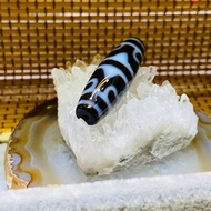 【水晶CRYSTAL】【天珠DZI】【高品质】虎牙莲师法帽天珠 Huya Guru Rinpoche Dharma Hat Dzi