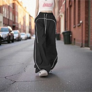 Women's Wide Leg Jogger Pants - Stylish Baggy Track Pants