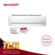 Sharp 1.5HP R32 J-Tech Inverter Technology | Air Conditioner AHX12VED2 Aircond