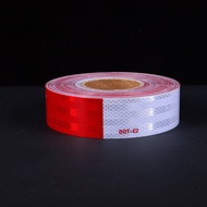 Special Reflective Stickers for Truck Annual Inspection DOT-C2Reflective Tape Red and White Reflecti