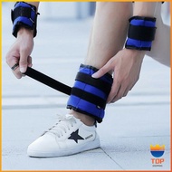 TOP ถุงทรายถ่วงน้ำหนัก สำหรับข้อมือ ข้อเท้า 1 คู่ ถุงทรายถ่วงขา Ankle Weight Sandbag 1kg