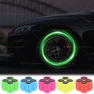 4pcs Glow Light Tire Valve Caps Car Motorcycle Tyre Valves Caps for Geely GX3 Geometry CK Coolray At