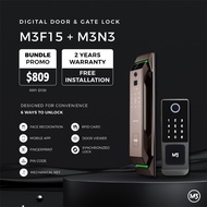 M3F15 + M3N3 DIGITAL DOOR & GATE LOCK (FREE INSTALLATION)