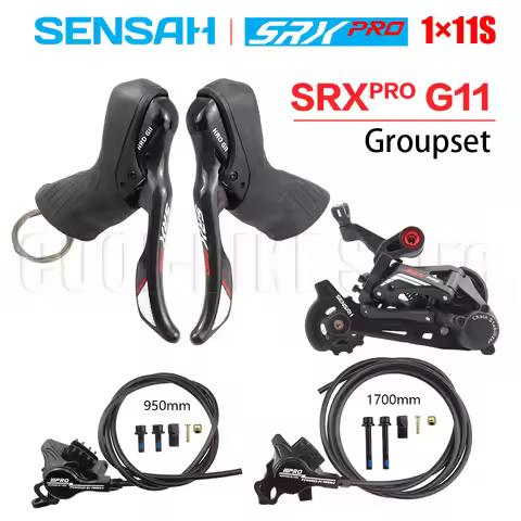 SENSAH SRX PRO G11 HRD 1x11 Speed Road Bike hydraulic brake shifter 11s Trigger Shifter Lever and Re