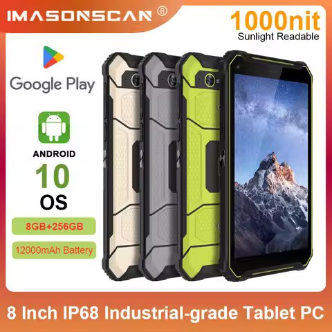Original MT1 Extreme Outdoor Sports Rugged Tablet IP68 Paragliding Ultra Bright 1000 Nits 8'' Androi