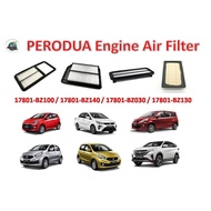 A7 PERODUA ENGINE Air Filter 17801-BZ100 / 17801-BZ140 ( 17801-63R01 ) / 17801-BZ030 / 17801-BZ130 R