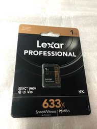 [最後 全新 韓國製］Lexar Professional 1tb SD Card 633x SDXC Class  10 UHS-1 v30( A7s3 A7R blackmagic dslr px