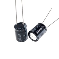 20pcs 330uF 35V 330MFD 35Volt 10*13mm Aluminum Electrolytic Capacitor Radial 330mf35v 330uf35v 35v33