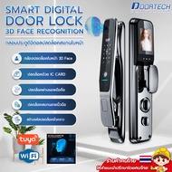 รุ่น RK8 Digital door lock กลอนประตูดิจิตอล 3D face recognition สมาร์ล็อค Smart lock  มีกล้อง/App Tuya