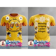 Gawai Dayak 2026 T-shirt Sarawak Traditional Ethnic Wear Quick Dry Polyester Malaysia Borneo Shirt