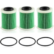 EVRBUL 3 PCS Elemen Penapis Bahan Api Utama dengan O-ring yang Serasi dengan Yamaha Outboard 4-Strok